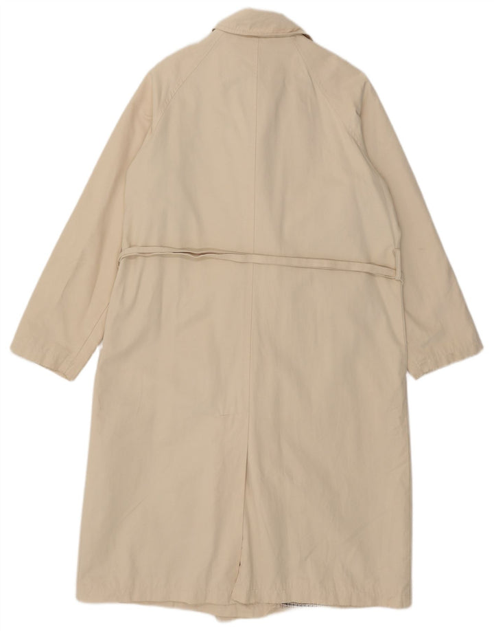 Zara Trench Femme UK 14 Coton Beige Moyen
