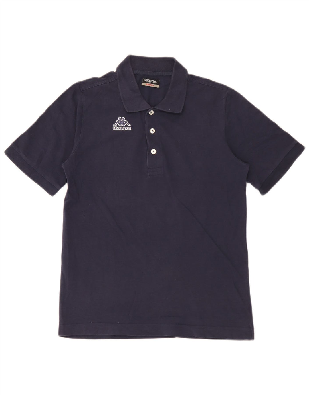 Kappa Polo Homme Petit Bleu Marine Coton