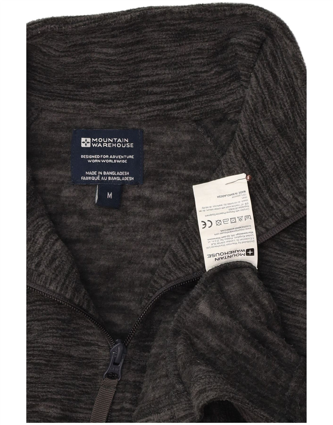 MOUNTAIN WAREHOUSE Veste Polaire Homme UK 38 Gris Moyen Polyester