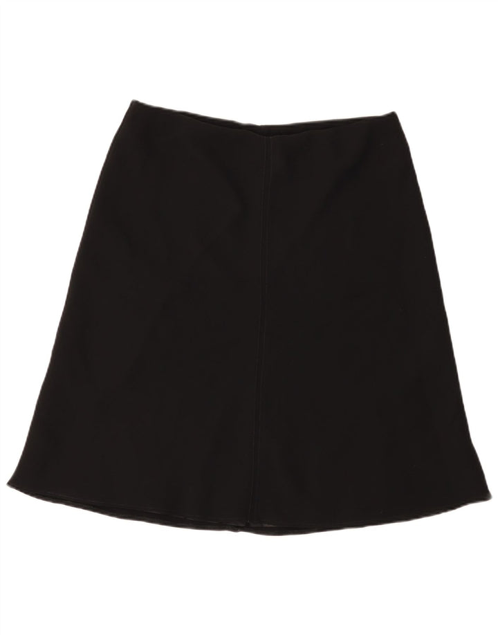 Marks & Spencer Jupe trapèze pour femme UK 14 Large W32 Noir Polyester