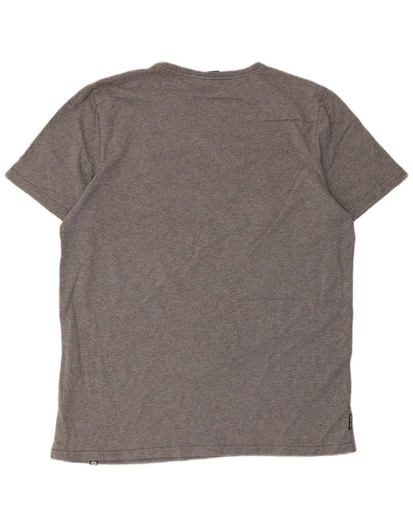 Animal Mens Graphic T-Shirt Top Grand Gris Coton