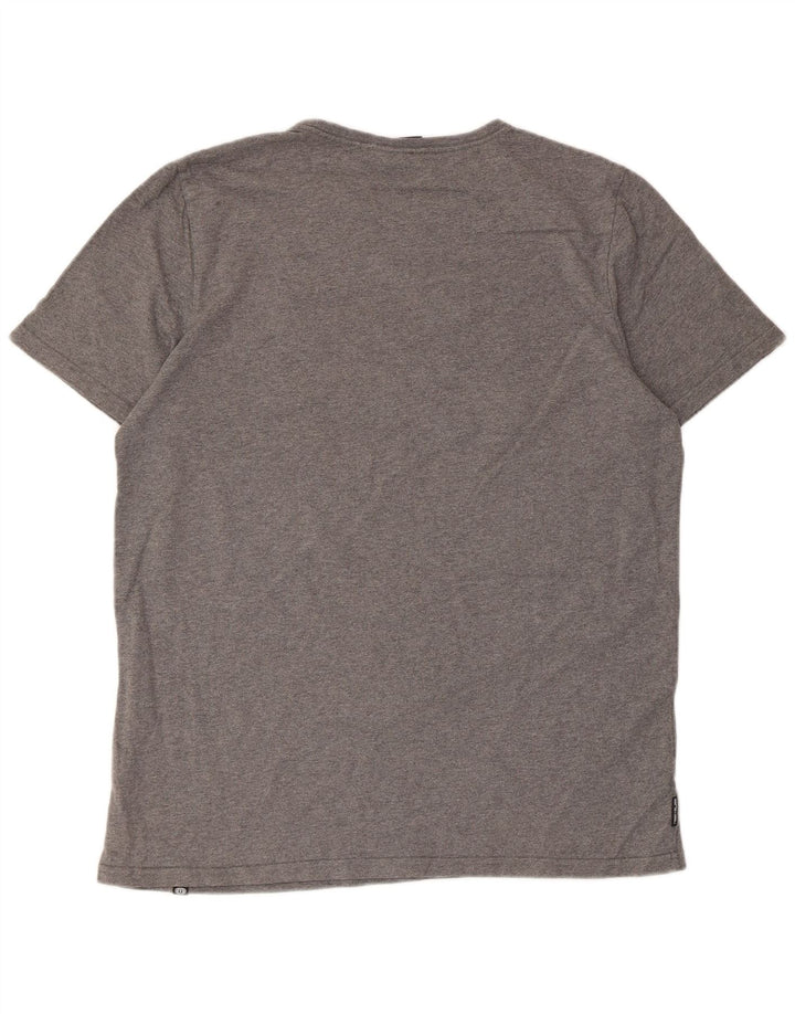 Animal Mens Graphic T-Shirt Top Grand Gris Coton
