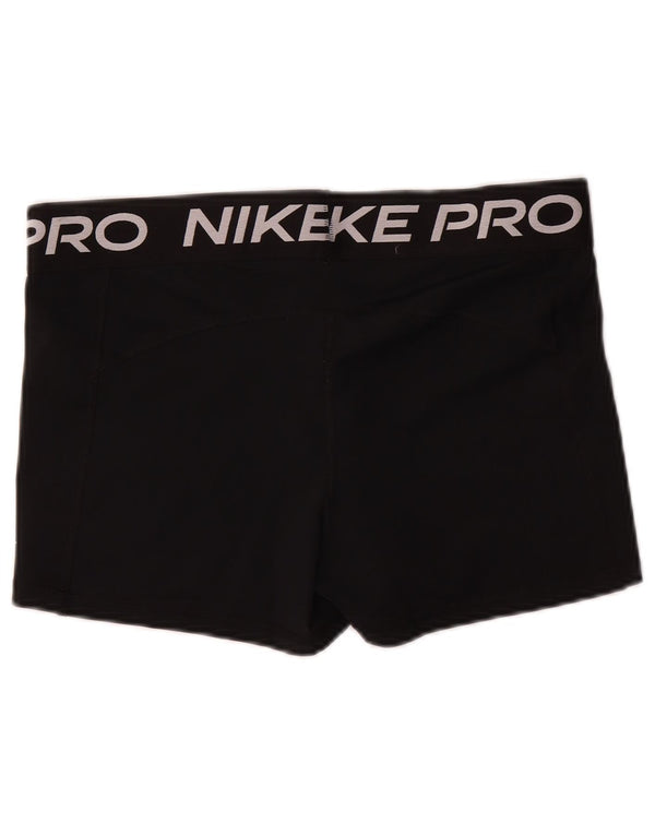 Nike Short de sport Dri Fit Graphic pour femme UK 18 XL Noir Polyester