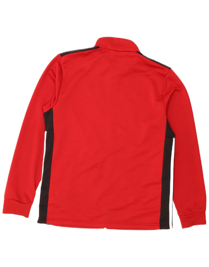Adidas Veste de survêtement pour homme Large Rouge Colorblock Polyester