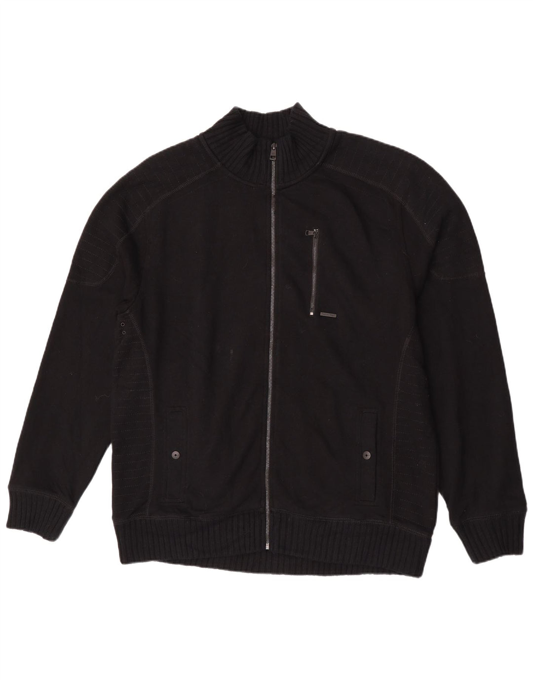 Calvin Klein Veste de survêtement pour homme XL en coton bleu