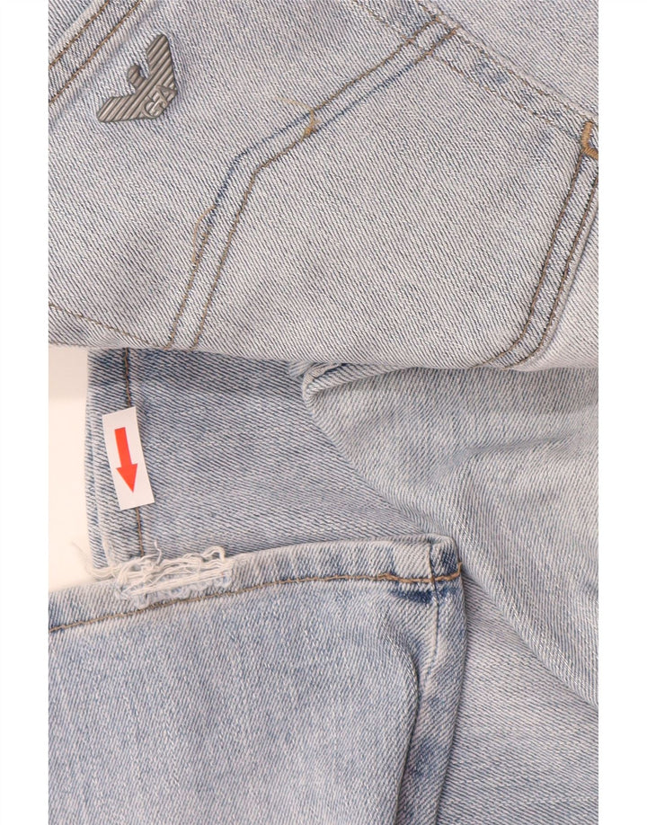 Armani Femme Jean Droit W34 L35 Bleu