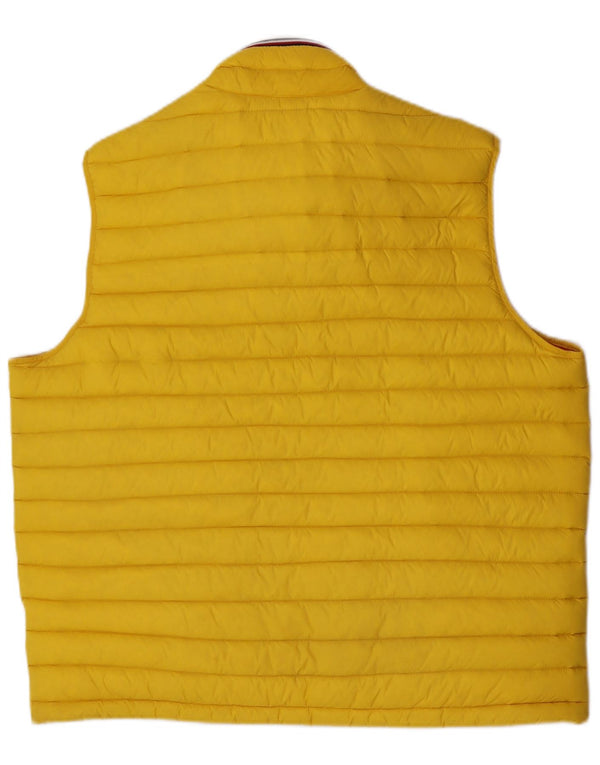 Tommy Hilfiger Gilet rembourré pour hommes UK 46 2XL Jaune Polyamide