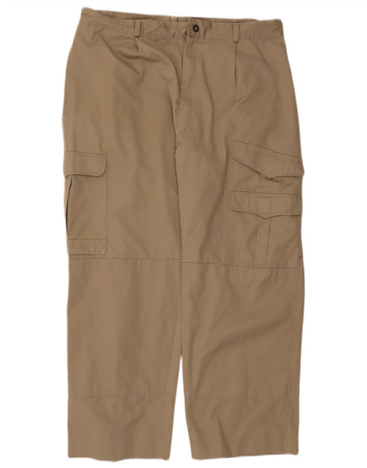 VINTAGE Pantalon Cargo Droit Homme W36 L28 Kaki