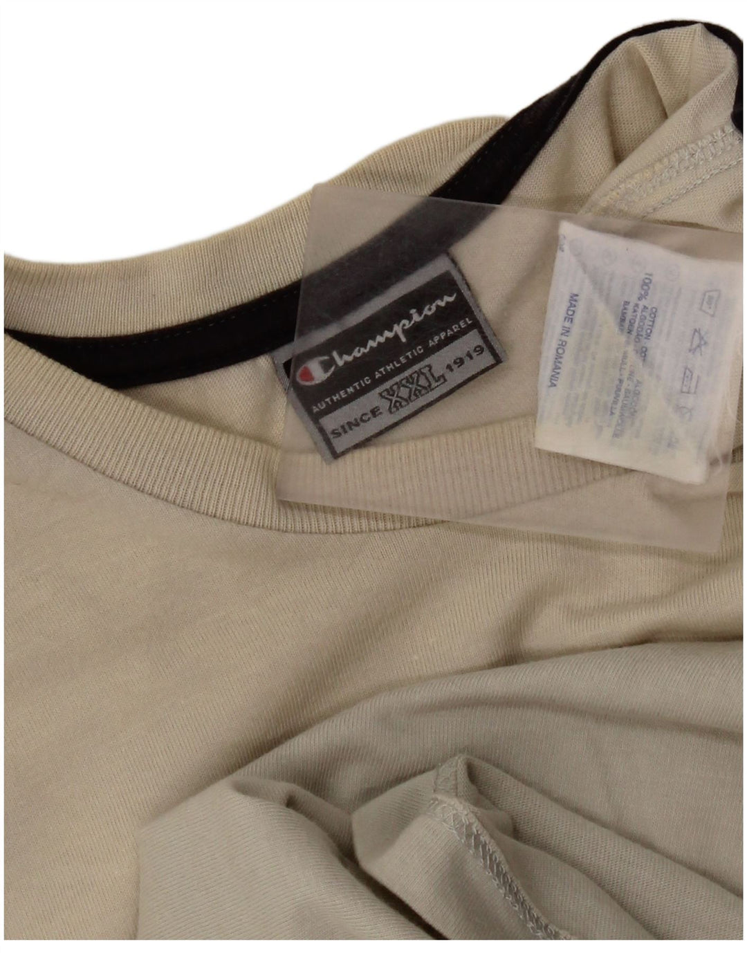 Champion T-Shirt Graphique Homme 2XL Gris Coton