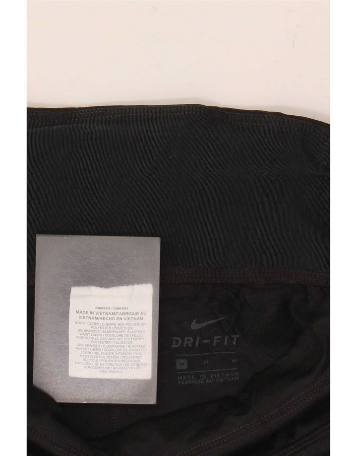 Nike Legging Dri Fit pour femme UK 12 Polyester color block noir moyen