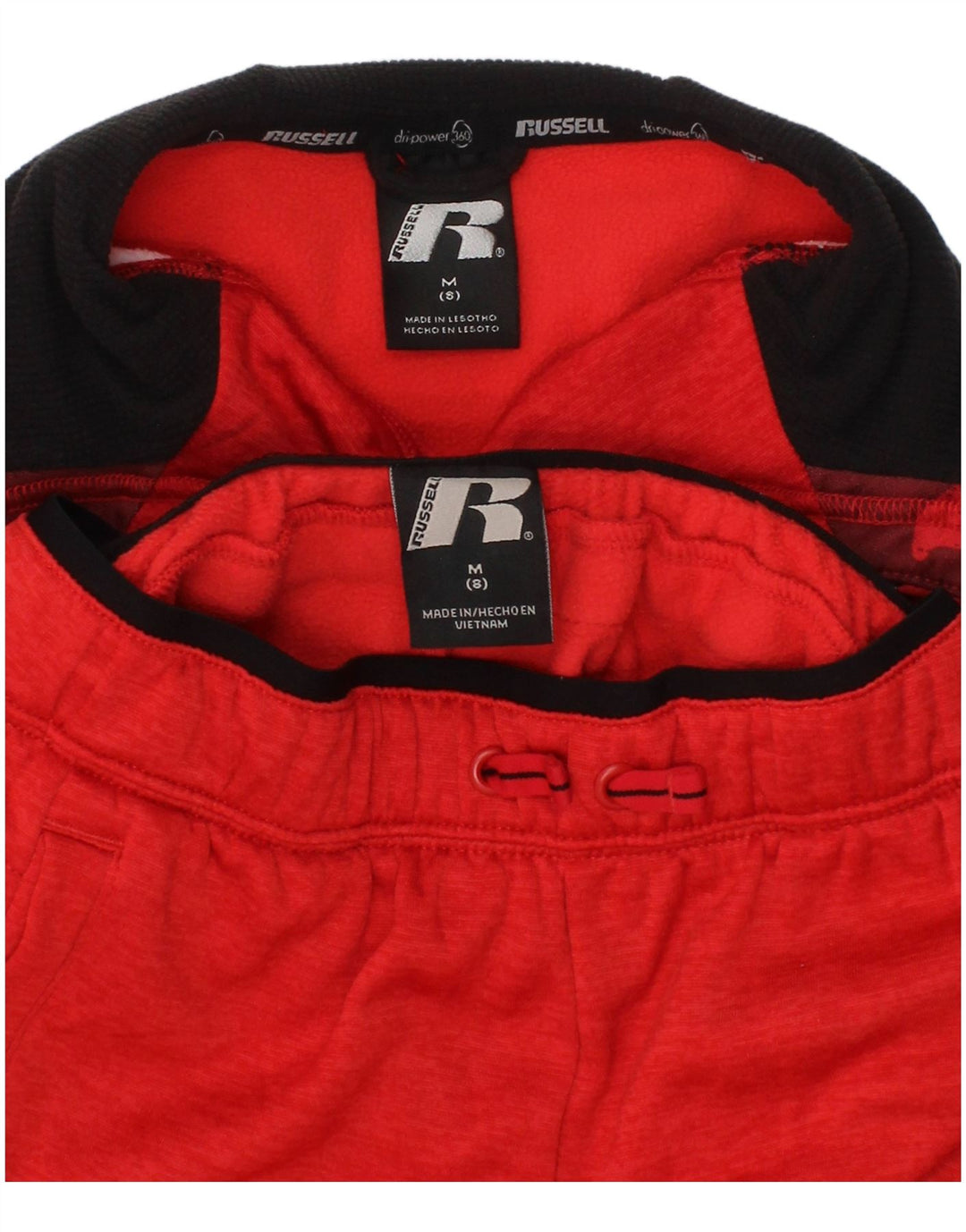 Russell Athletic Survêtement complet pour garçon 7-8 ans Rouge moyen Polyester