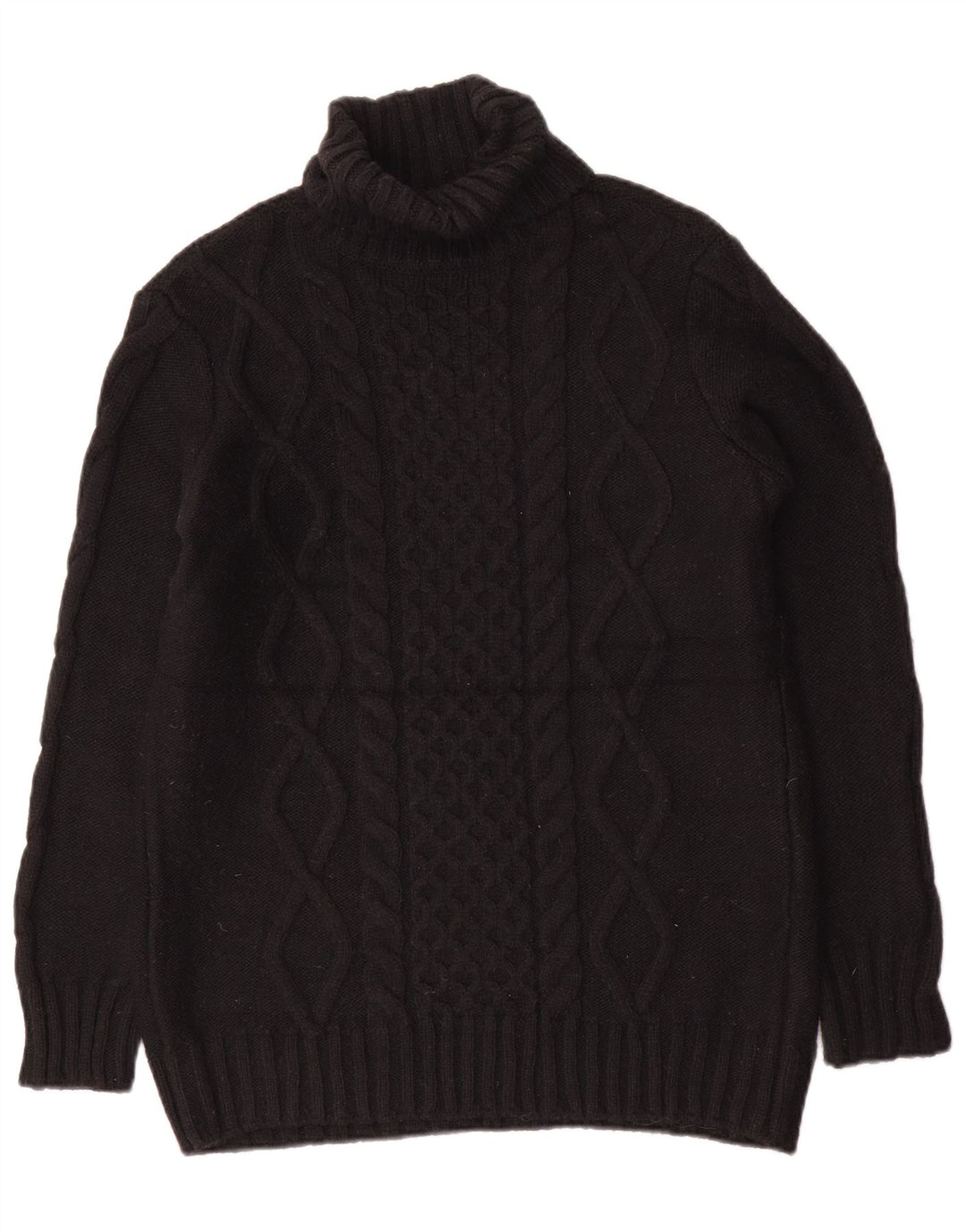 Marks & Spencer Pull col roulé pour homme Petit noir Acrylique