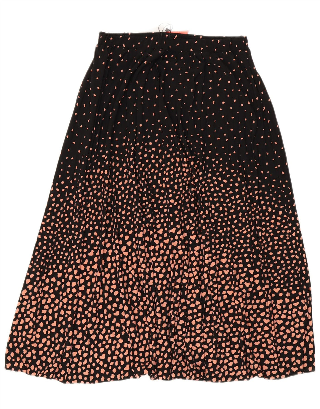 Oasis Jupe évasée Femme Medium W28 Polyester tacheté noir