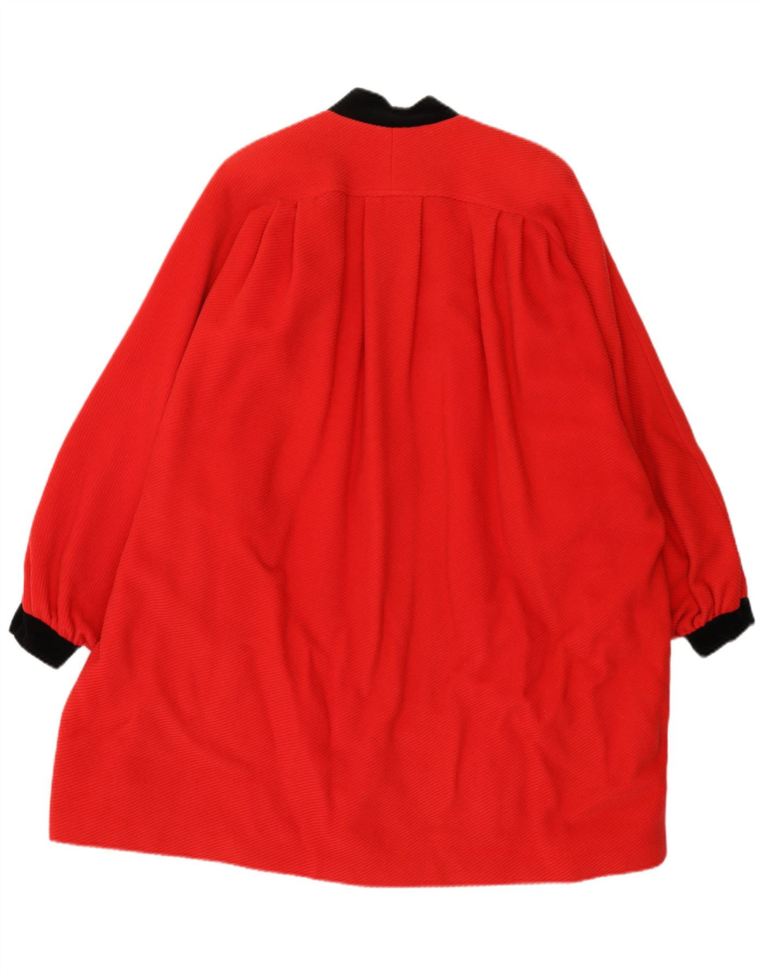 Valentino Femme Pardessus Oversize IT 40 Petite Laine Colorblock Rouge