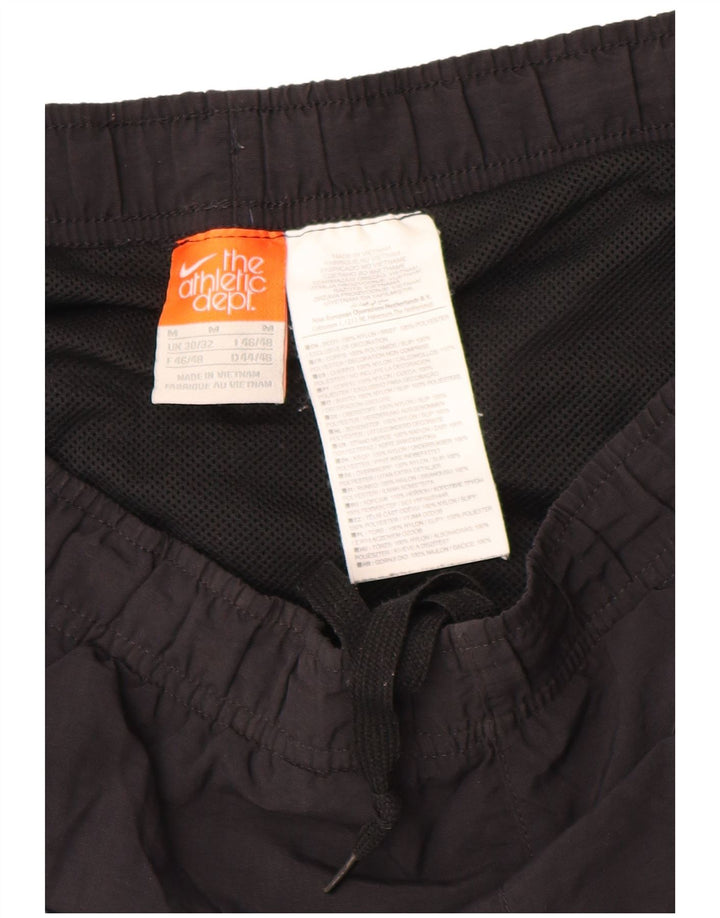 Nike Short de sport en nylon color block noir moyen pour homme