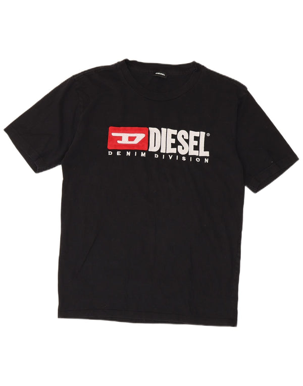 Diesel T-Shirt Graphique Femme UK 18 XL Noir