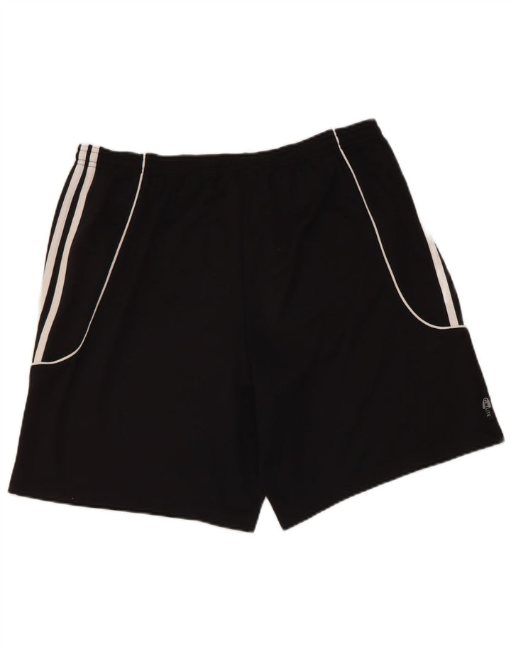 Adidas Short de sport Climalite pour homme, grand, noir, polyester