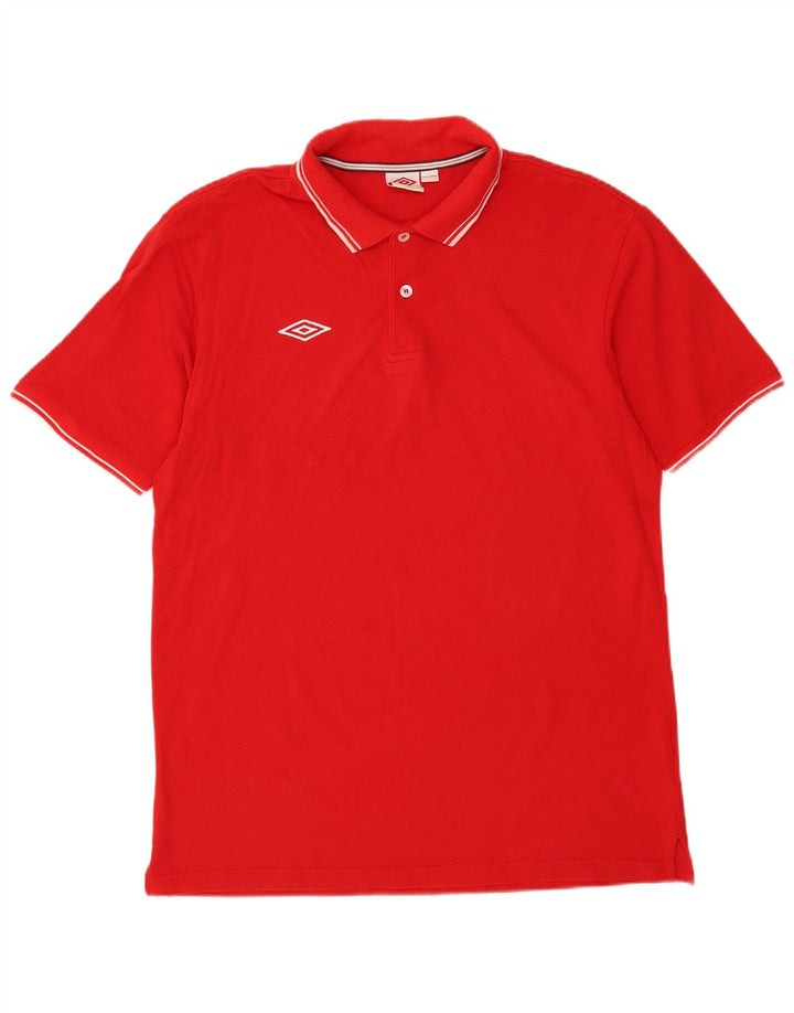 Umbro Polo Homme 2XL Rouge Coton