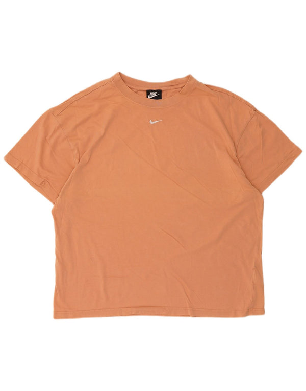 Nike T-shirt coupe ample pour homme en coton rose petit