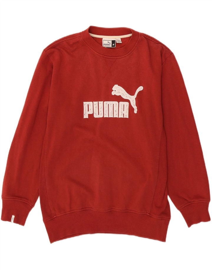 PUMA Sweat-Shirt Graphique Homme Rouge Moyen