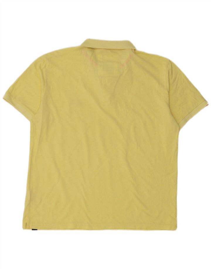 Superdry Polo Homme 2XL Jaune Coton
