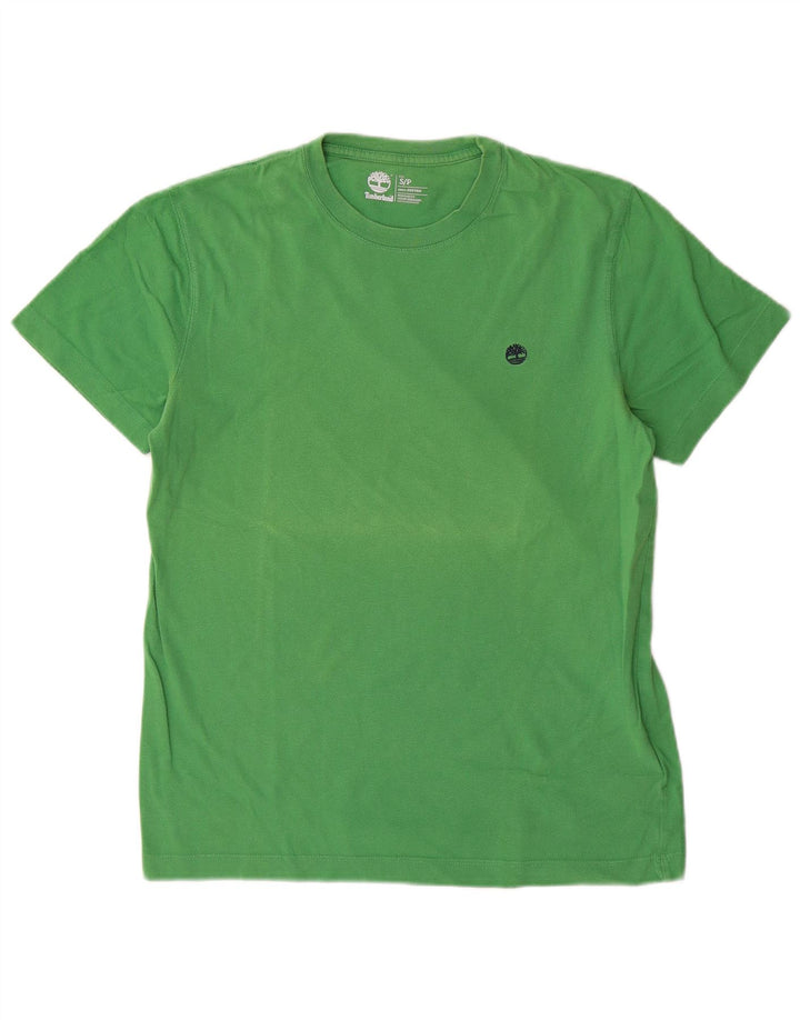 Timberland T-shirt coupe classique pour homme en coton vert petit