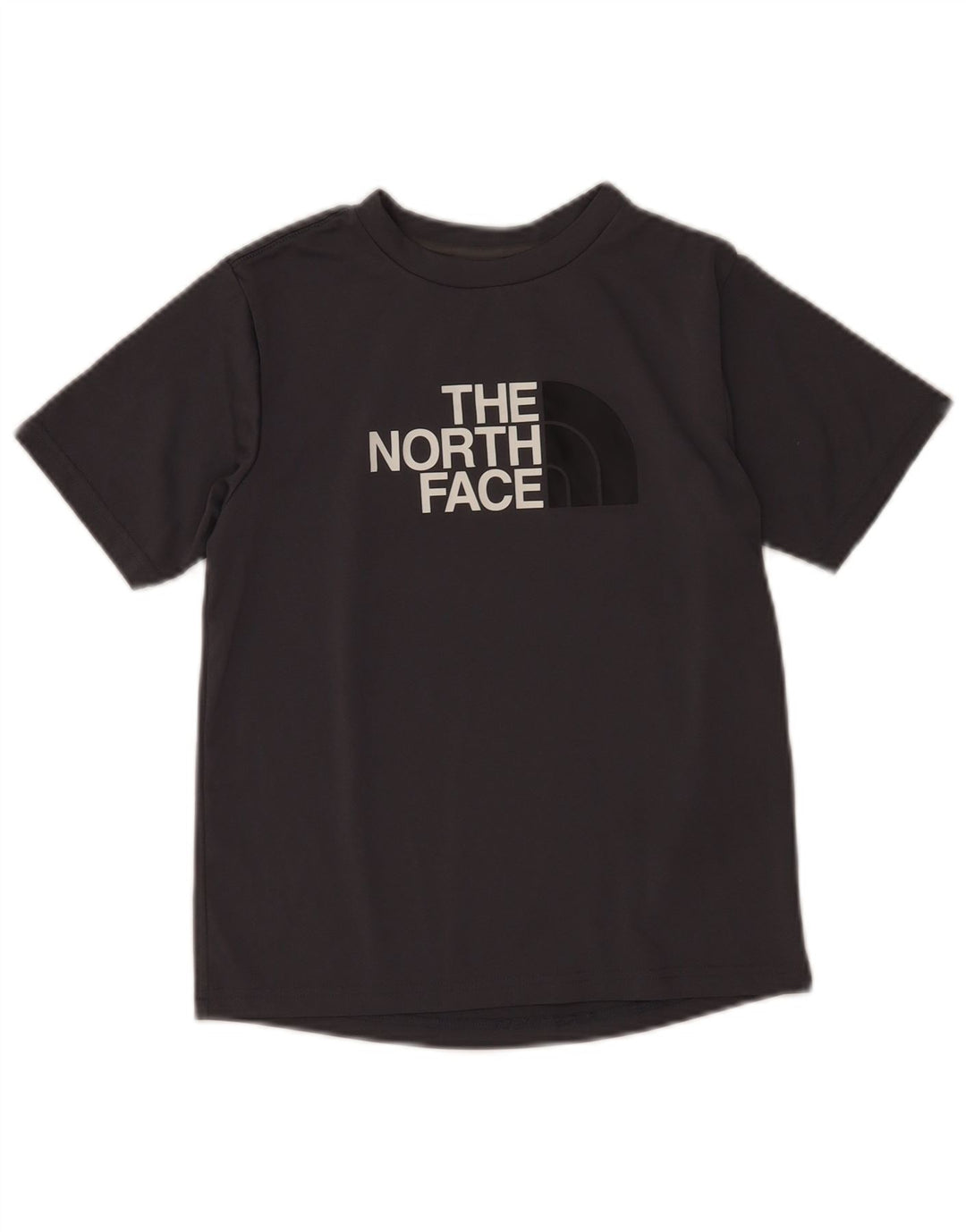 The North Face Boys Graphic T-Shirt Top 9-10 ans Gris Moyen Polyester