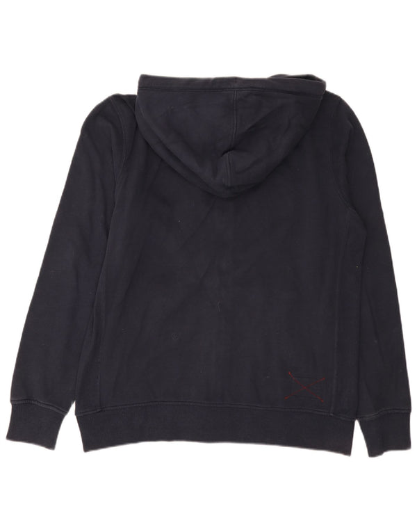 Fat Face Pull à capuche zippé pour homme en coton bleu marine Taille L