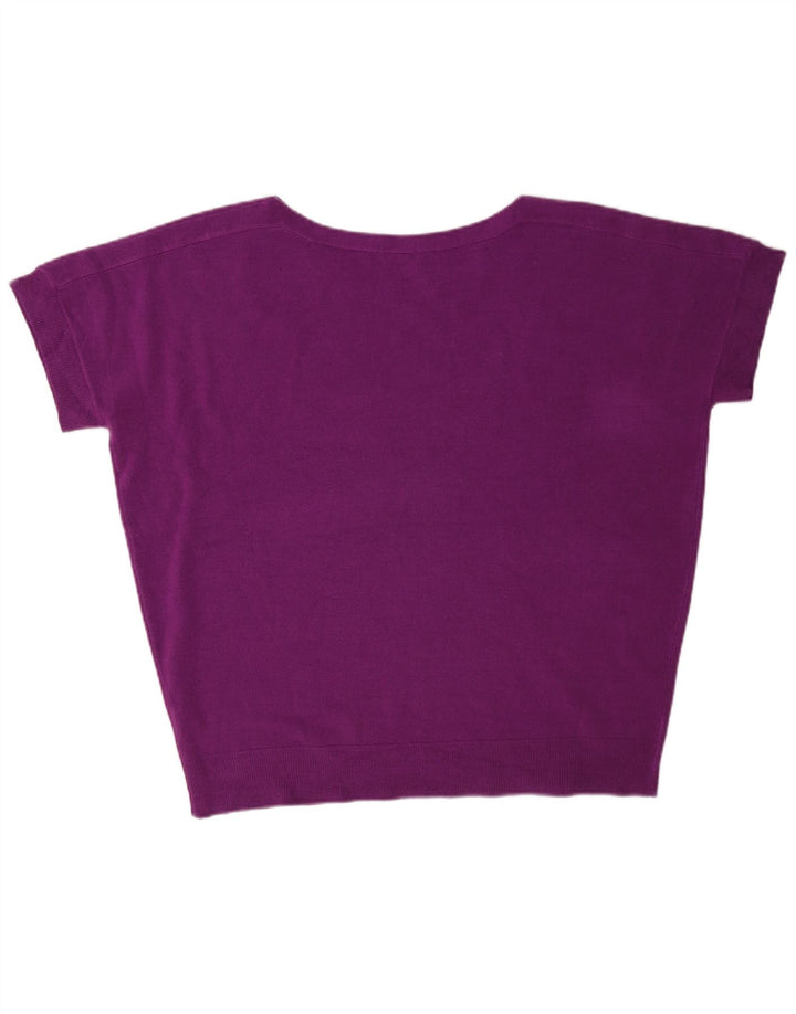 Marks & Spencer Pull à col rond pour femme UK 18 XL Marron