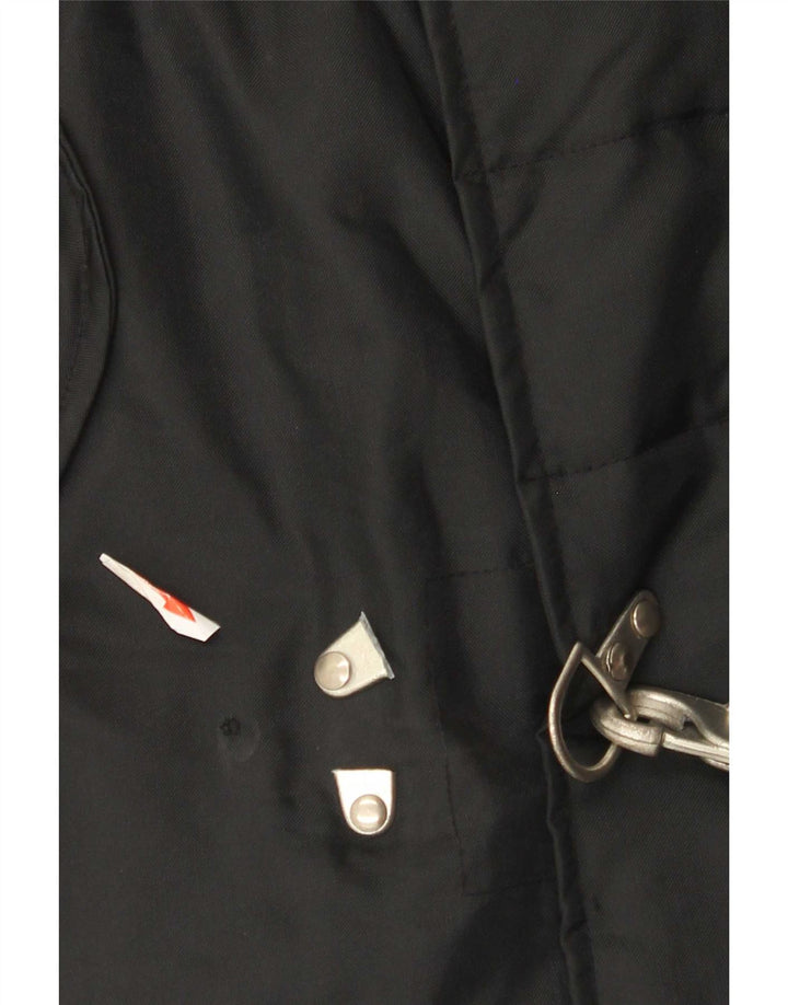 vintage Mens Duffle Jacket UK 40 Grand Nylon Noir