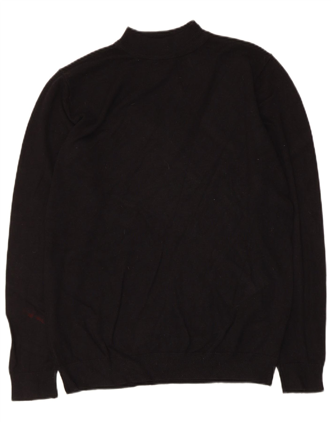 Zara Homme Pull Col Roulé Petit Noir Viscose