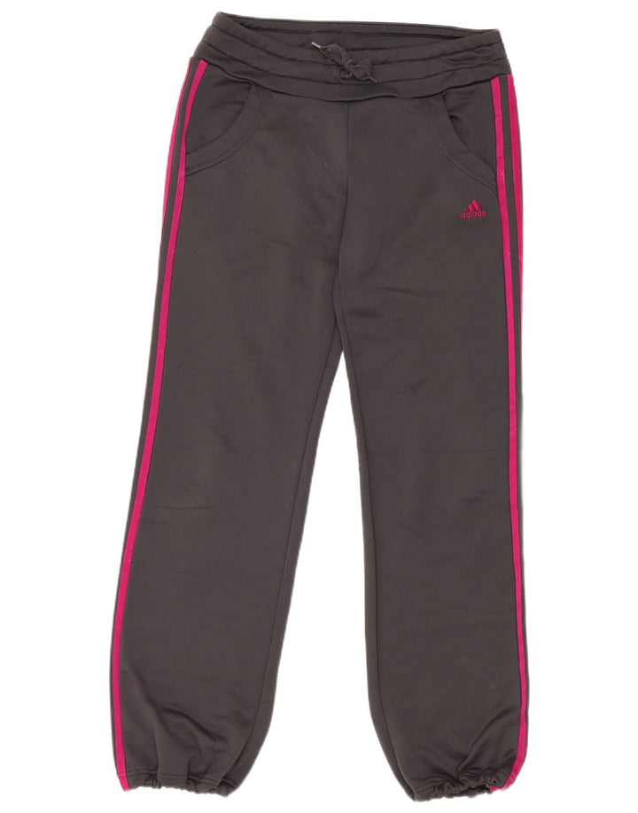 Adidas Pantalon de survêtement pour femme Joggers UK 12 Gris moyen Polyester