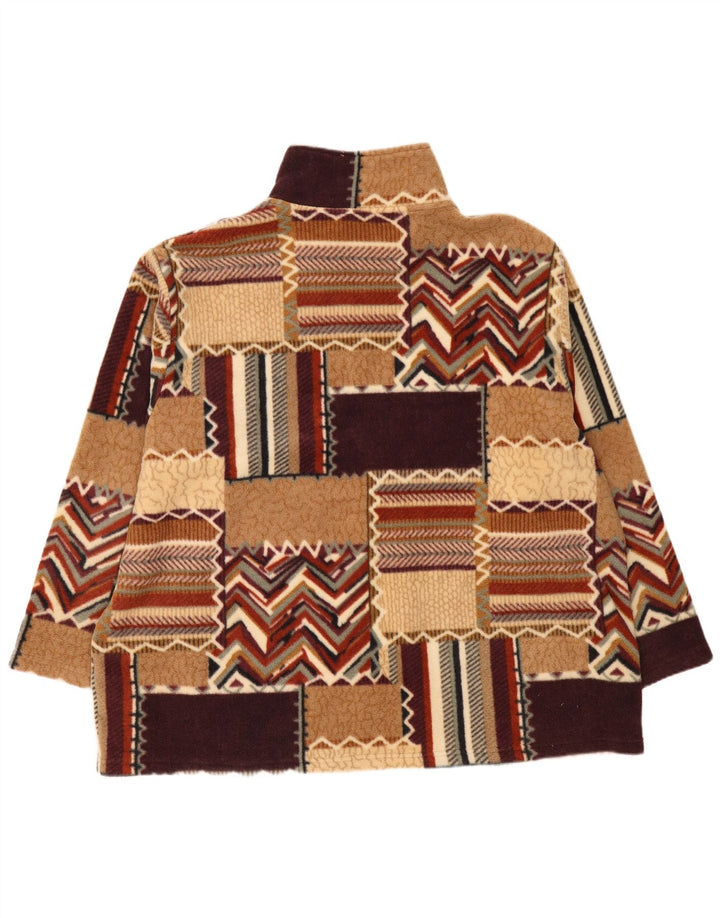 Veste polaire homme vintage EU 56 3XL Patchwork multicolore Polyester