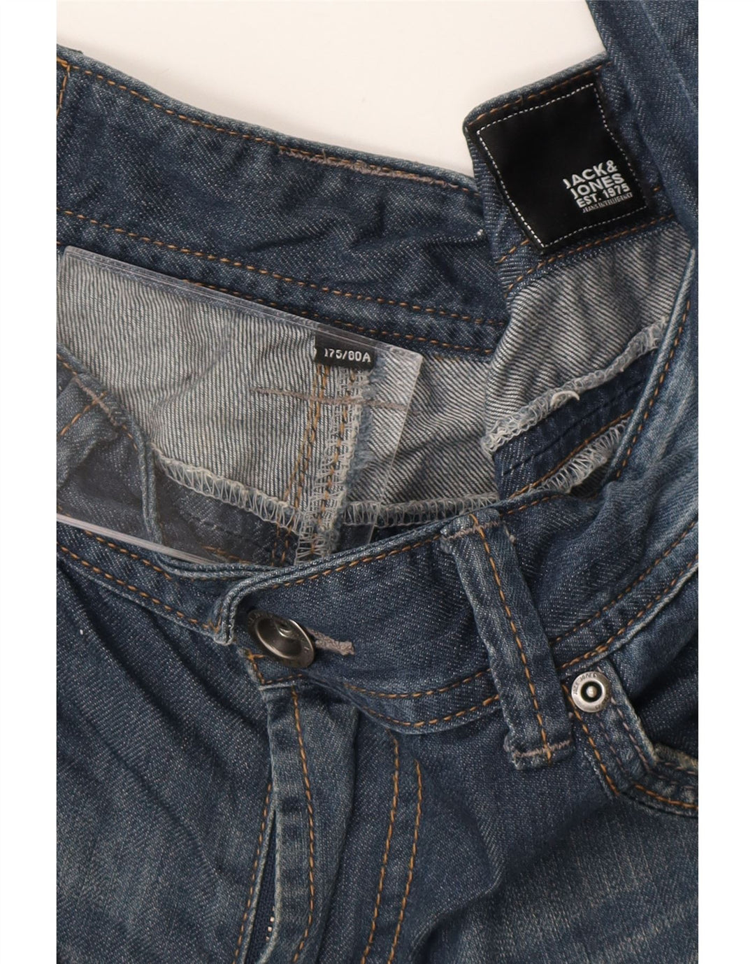 JACK & JONES Jean Droit Homme W32 L34 Bleu