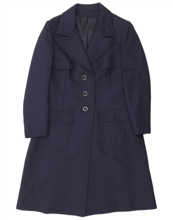 Manteau Femme Vintage IT 48 XL Bleu Marine