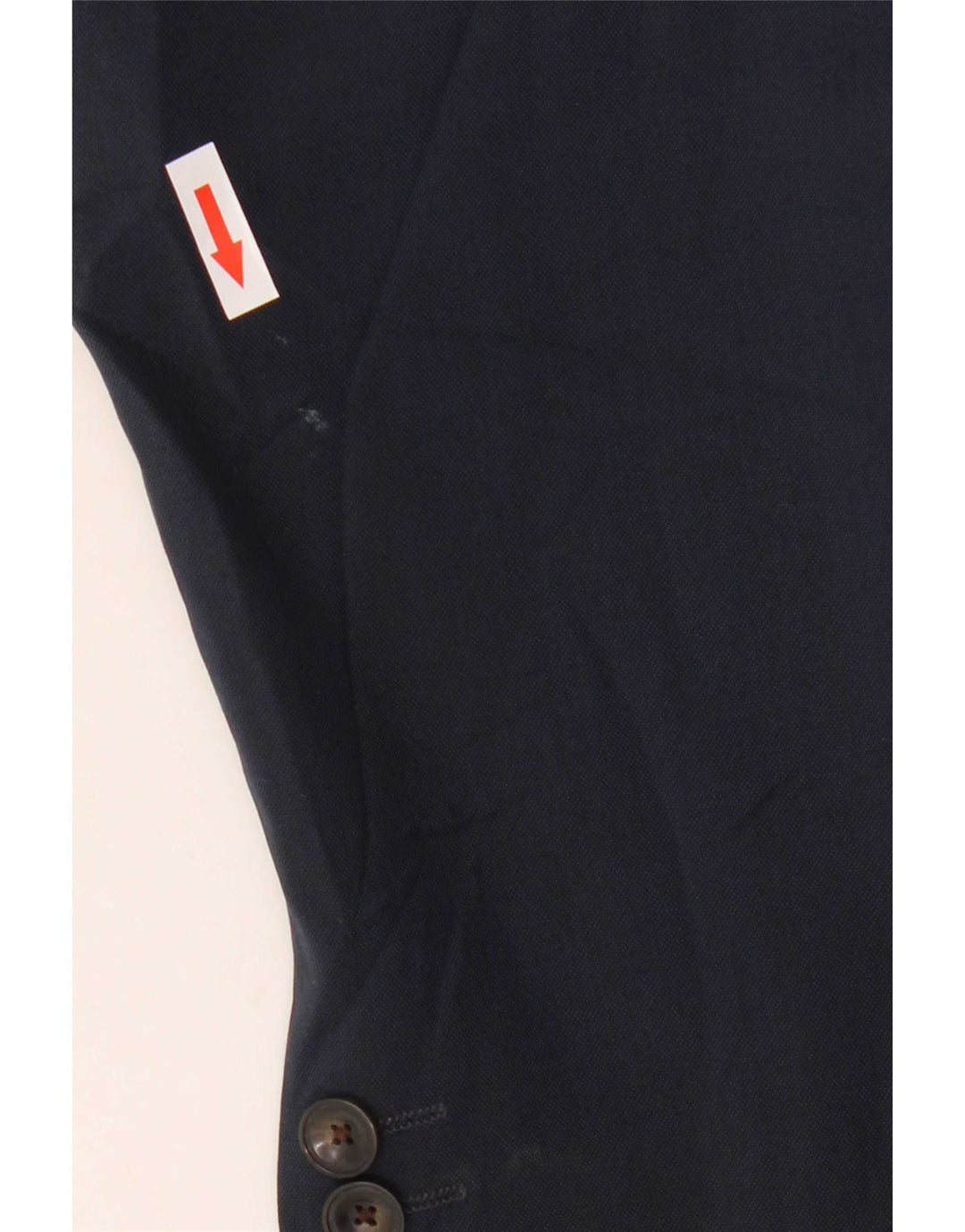 Marks & Spencer Veste blazer à 2 boutons pour homme UK 46 3XL Bleu marine Polyester