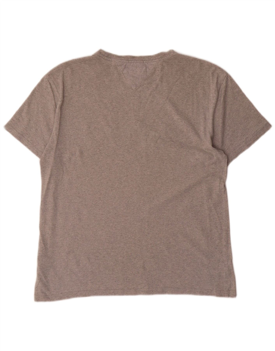 TOMMY HILFIGER T-shirt graphique coupe régulière pour femme UK 14 Gris moyen