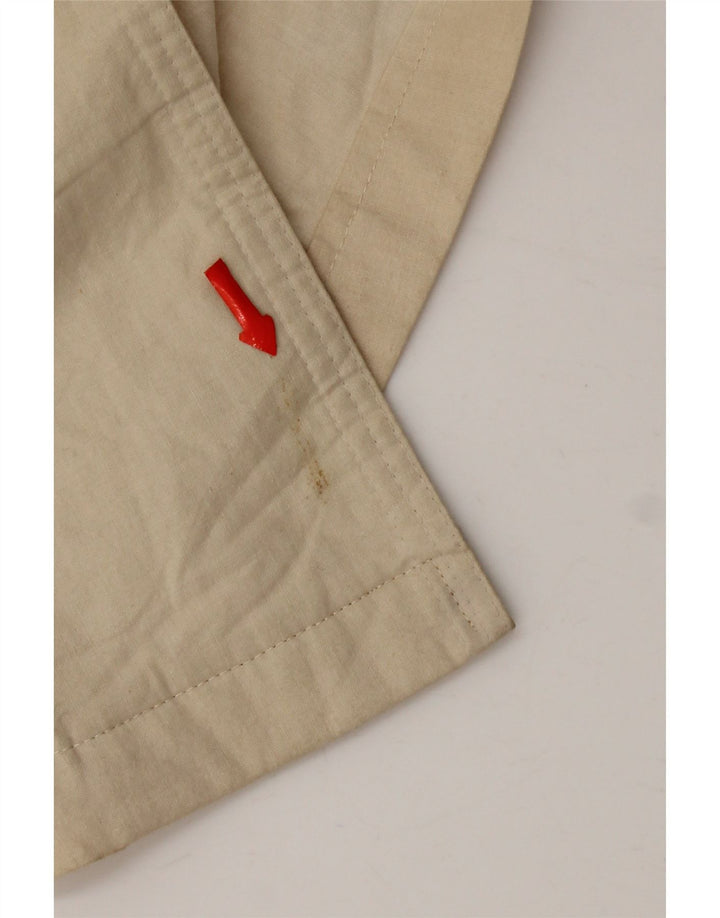 vintage Mens Double Breasted Trench Coat UK 38 Beige Moyen