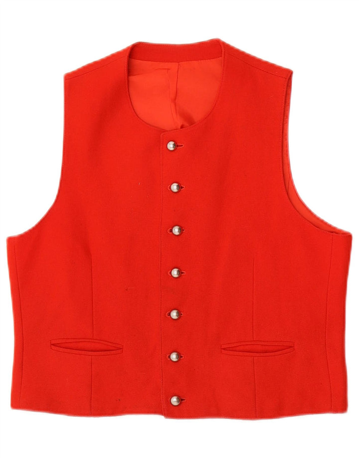 gilet femme vintage UK 12 Rouge moyen