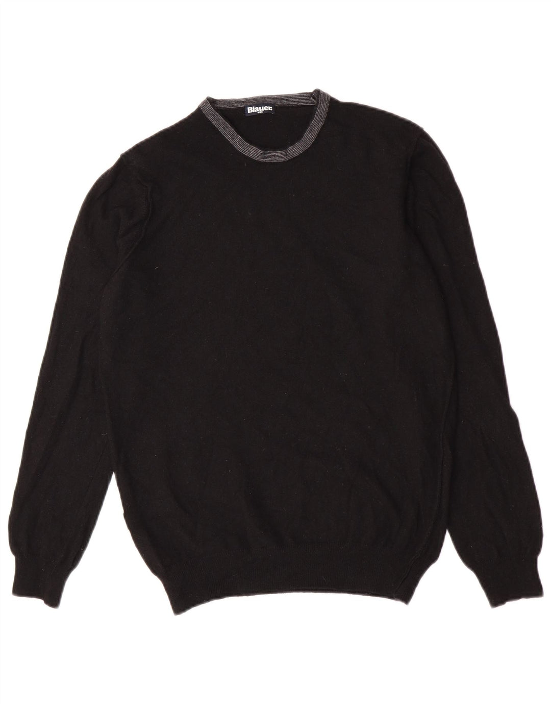 Blauer Pull Col Rond Homme Noir Moyen