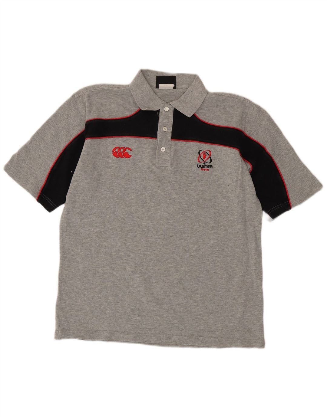 Canterbury Polo Homme Petit Gris Colorblock Coton