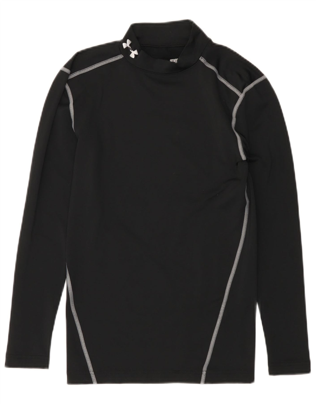 Under Armour Haut de compression graphique à manches longues pour femme UK 8 Small Noir