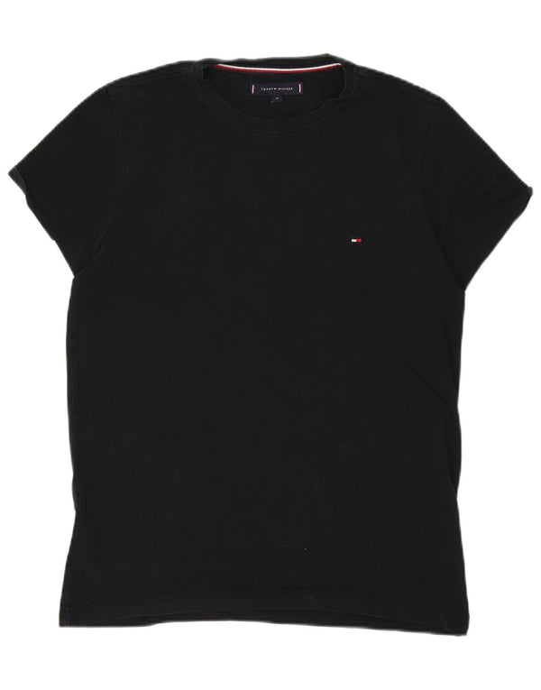 Tommy Hilfiger T-Shirt Homme Noir Moyen Coton