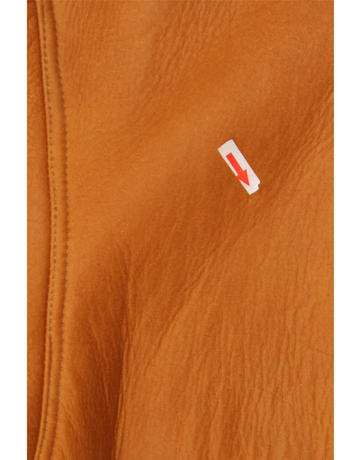 veste en peau de mouton vintage pour hommes IT 48 Brun moyen