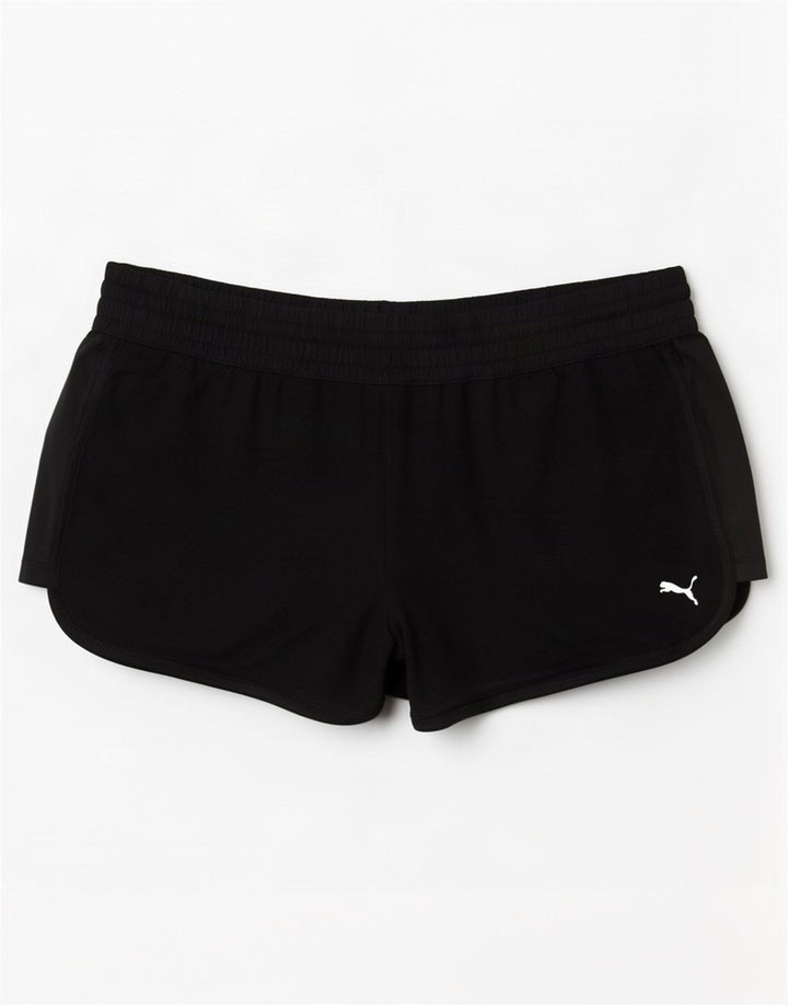 Puma Short de sport pour femme UK 12 Medium Noir Polyester