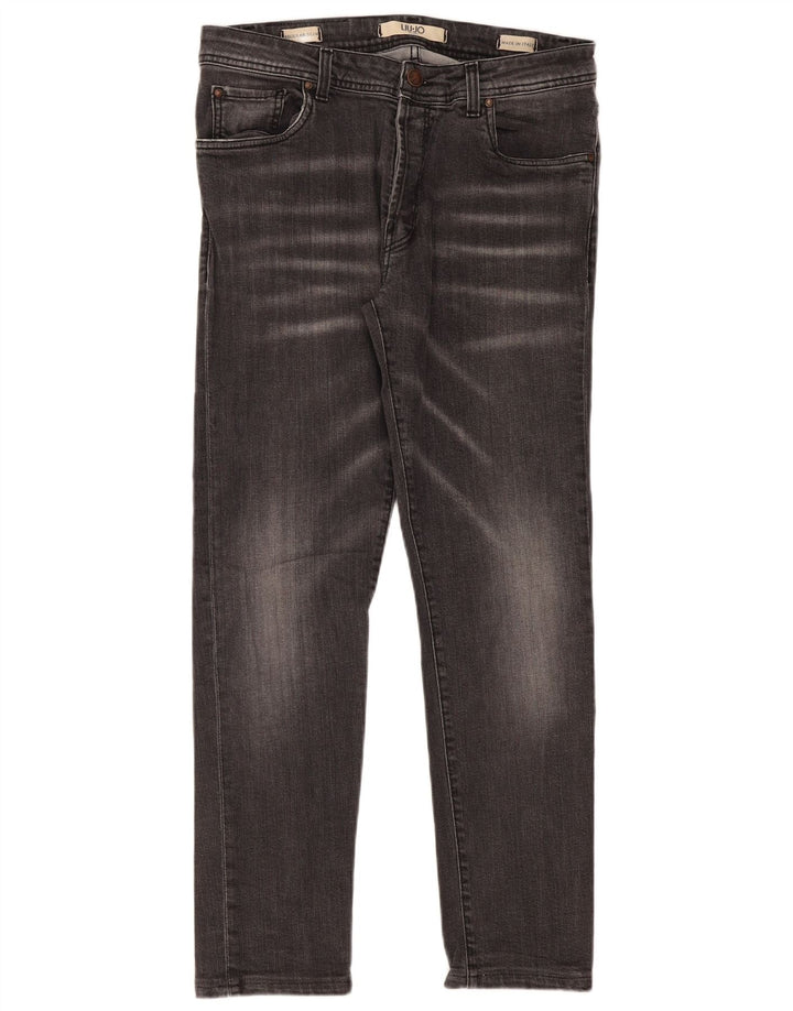 Liu Jo Jean Slim Regular W35 L30 Homme Gris Coton