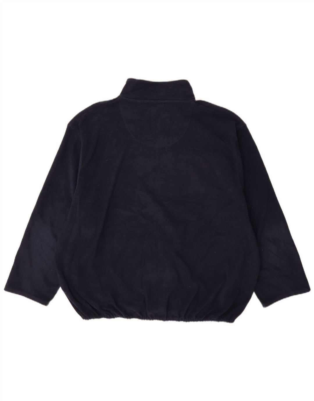 Canda Pull polaire à col zippé pour homme 3XL Bleu marine