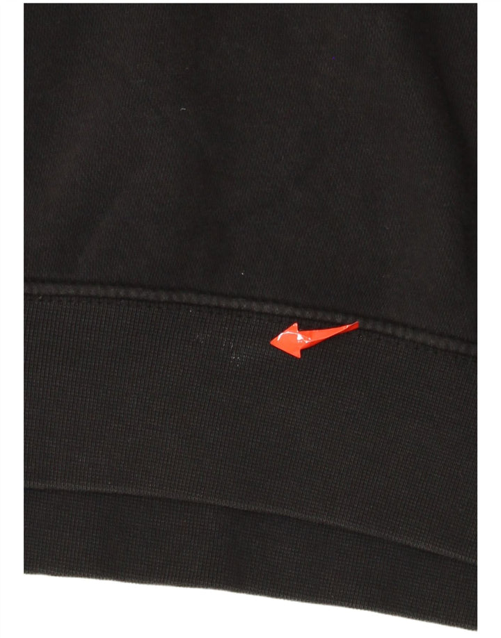 Nike Sweat-shirt pour homme en coton noir Taille S