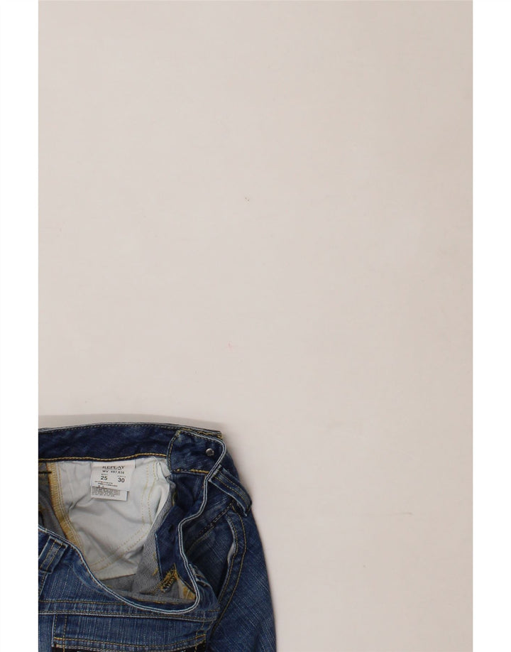 REPLAY Womens Slim Jeans W25 L27 Blue Cotton Classic Vintage Replay and Second-Hand Replay from Messina Hembry 