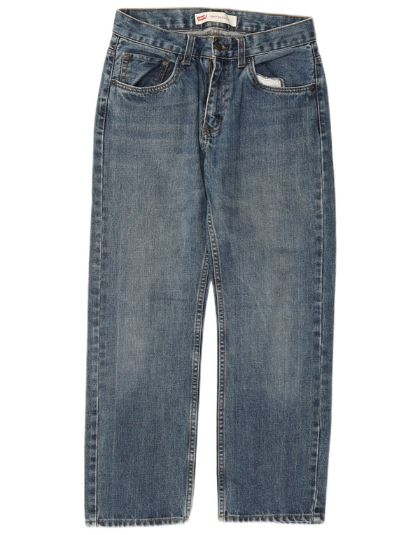 Levi's Garçon 505 Jean Droit 15-16 Ans W28 L28 Bleu Coton